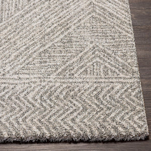 Livabliss Gavic High Pile Accent Rug Soft Polypropylene Blend for Modern Minimalist Spaces Light Slate, Li 2' x 2'11" GVC2300-23