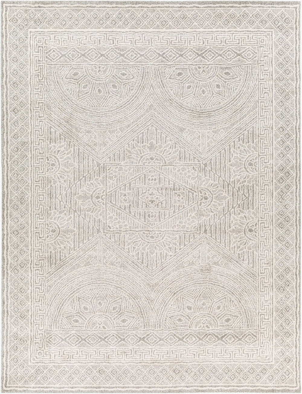 Livabliss Gavic Bohemian Global High Pile Accent Rug Soft Plush Machine Woven for Entryways Cream, Light Be 7'10" x 10' GVC2301-71010