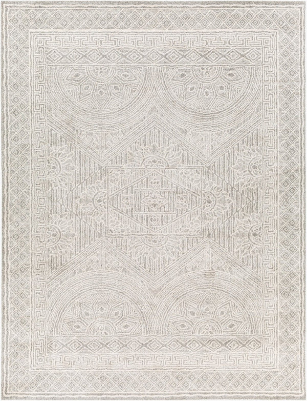 Livabliss Gavic Bohemian Global High Pile Accent Rug Soft Plush Machine Woven for Entryways Cream, Light Be 7'10" x 10' GVC2301-71010