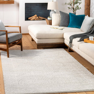Livabliss Gavic Bohemian Global High Pile Accent Rug Soft Plush Machine Woven for Entryways Cream, Light Be 6'7" x 9'6" GVC2301-6796