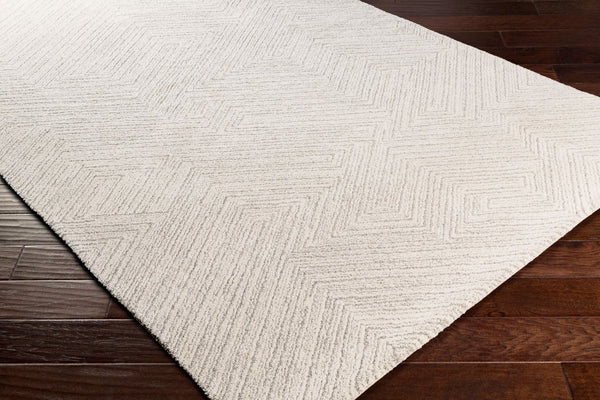 Livabliss Gavic Bold Geometric Area Rug Turkish Crafted High Pile Polypropylene Accent Floor Cream, Light Be 4'3" x 5'11" GVC2302-43511