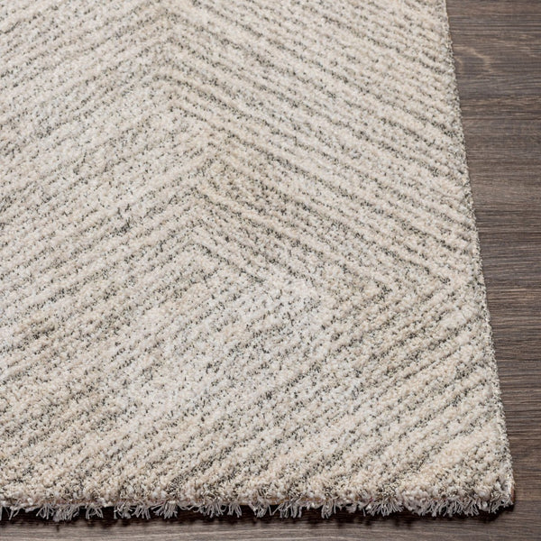Livabliss Gavic Bold Geometric Area Rug Turkish Crafted High Pile Polypropylene Accent Floor Cream, Light Be 4'3" x 5'11" GVC2302-43511