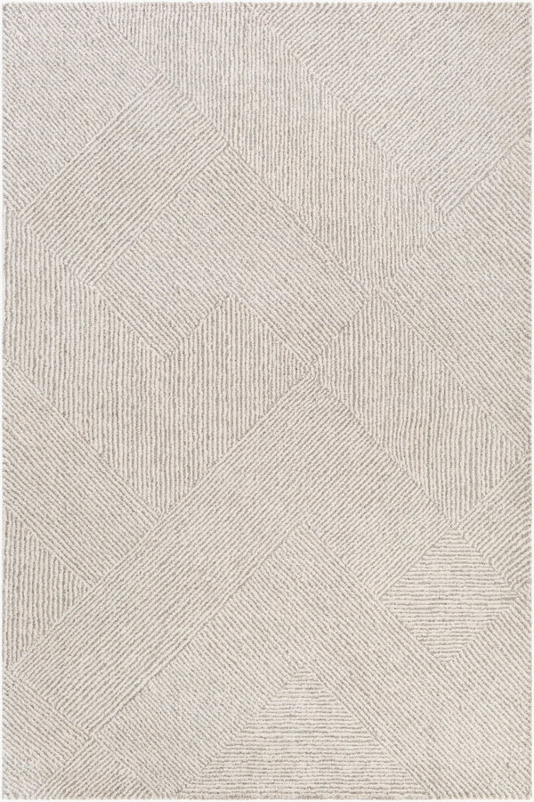 Livabliss Gavic Plush High Pile Machine Woven Polypropylene Rug for Entryway or Bedroom Cream, Light Be 6'7" x 9'6" GVC2304-6796