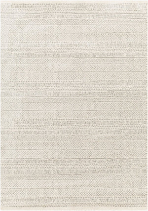 Livabliss Gavic Bold Modern Area Rug Turkish Machine Woven High Pile for Living Room Medium Gray, Iv 8'10" x 12' GVC2312-912