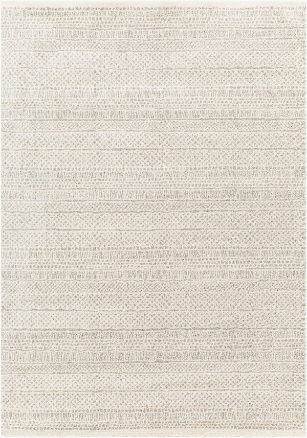 Livabliss Gavic Bold Modern Area Rug Turkish Machine Woven High Pile for Living Room Medium Gray, Iv 8'10" x 12' GVC2312-912