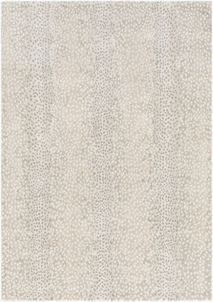 Livabliss Gavic Plush High Pile Polypropylene Area Rug Turkish Woven Accent for Entryway Cream, White 2' x 2'11" GVC2313-23