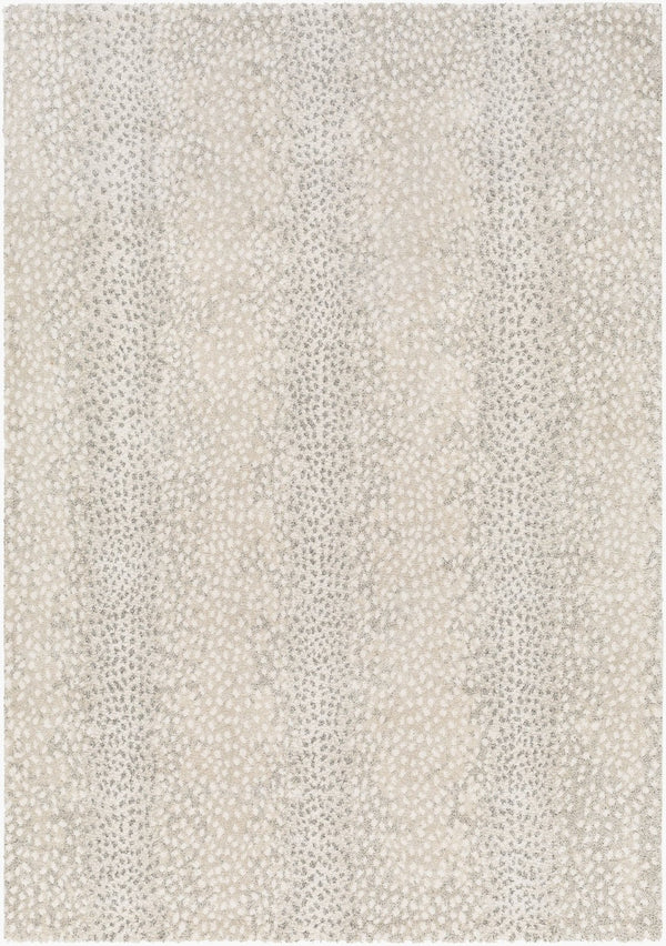 Livabliss Gavic Plush High Pile Polypropylene Area Rug Turkish Woven Accent for Entryway Cream, White 2' x 2'11" GVC2313-23