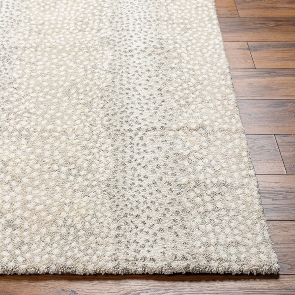 Livabliss Gavic Plush High Pile Polypropylene Area Rug Turkish Woven Accent for Entryway Cream, White 2' x 2'11" GVC2313-23