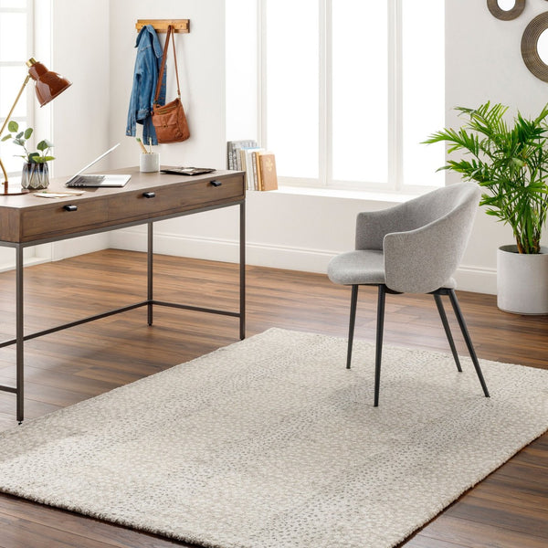 Livabliss Gavic Plush High Pile Polypropylene Area Rug Turkish Woven Accent for Entryway Cream, White 2' x 2'11" GVC2313-23