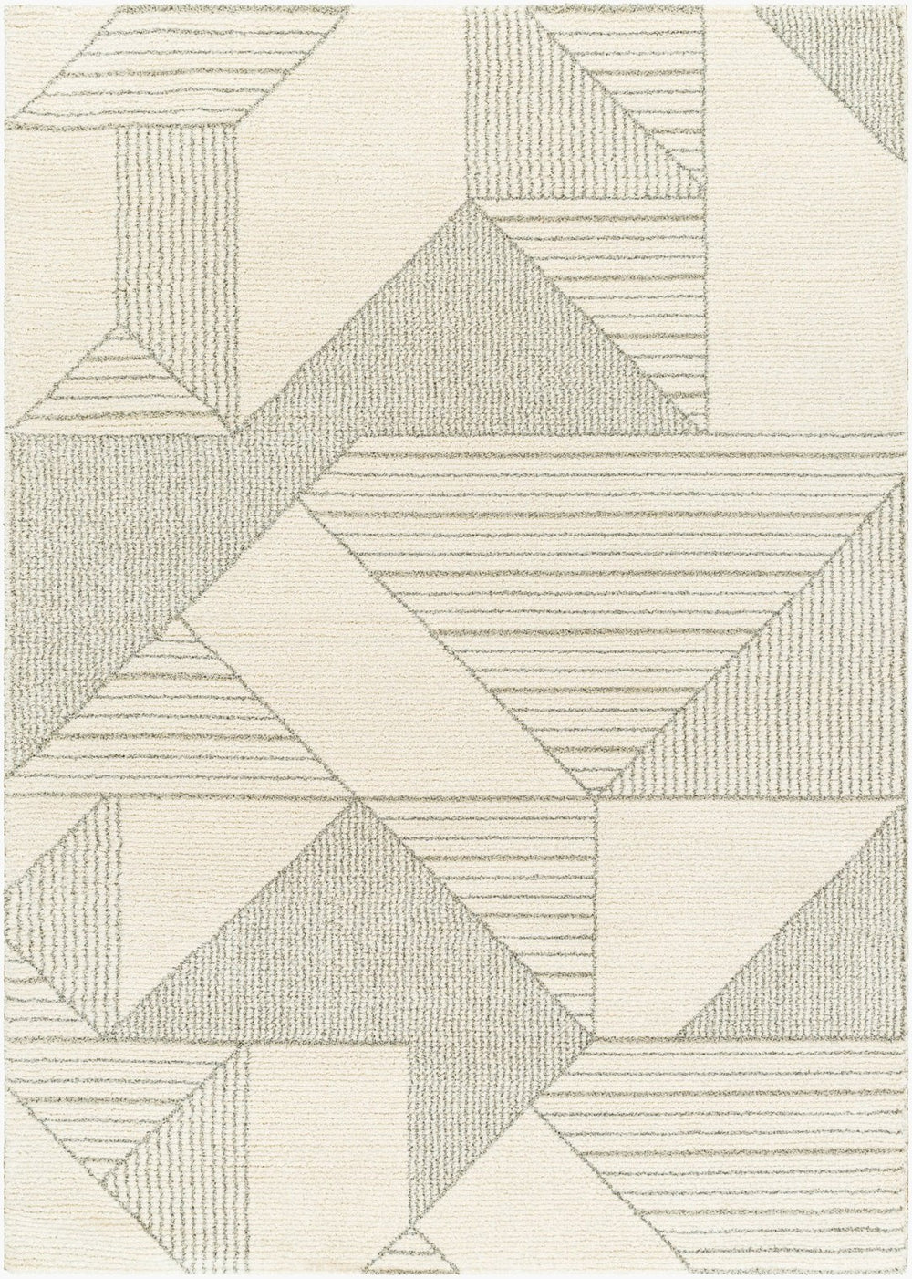 Livabliss Gavic Machine Woven High Pile Area Rug Contemporary Pattern for Living Room Ivory, Medium G 8'10" x 12' GVC2314-912