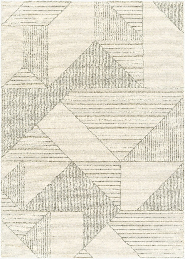 Livabliss Gavic Machine Woven High Pile Area Rug Contemporary Pattern for Living Room Ivory, Medium G 8'10" x 12' GVC2314-912