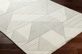 Gavic GVC-2314 8'10" x 12' Machine Woven Rug GVC2314-912  Ivory, Medium Gray, Light Beige Surya