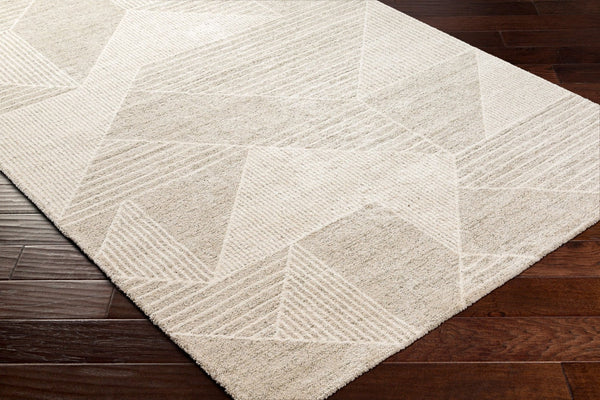 Livabliss Gavic Geometric Polypropylene Area Rug Machine Woven for Entryways and Compact Spaces Ivory, Light Be 6'7" x 9'6" GVC2315-6796