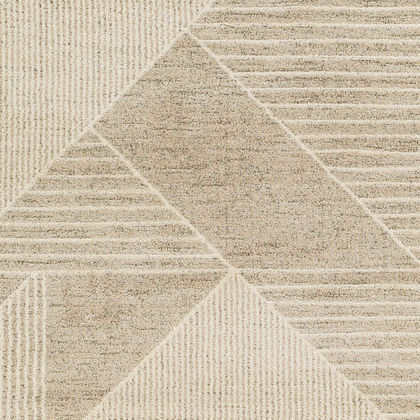 Livabliss Gavic Geometric Polypropylene Area Rug Machine Woven for Entryways and Compact Spaces Ivory, Light Be 6'7" x 9'6" GVC2315-6796