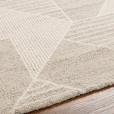 Gavic GVC-2315 8'10" x 12' Machine Woven Rug GVC2315-912  Ivory, Light Beige, Medium Gray Surya