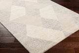 Gavic GVC-2316 8'10" x 12' Machine Woven Rug GVC2316-912  Ivory, Medium Gray, Light Beige Surya