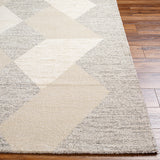 Gavic GVC-2316 8'10" x 12' Machine Woven Rug GVC2316-912  Ivory, Medium Gray, Light Beige Surya