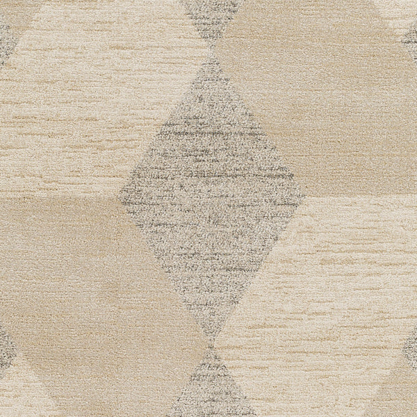 Gavic GVC-2316 8'10" x 12' Machine Woven Rug GVC2316-912  Ivory, Medium Gray, Light Beige Surya