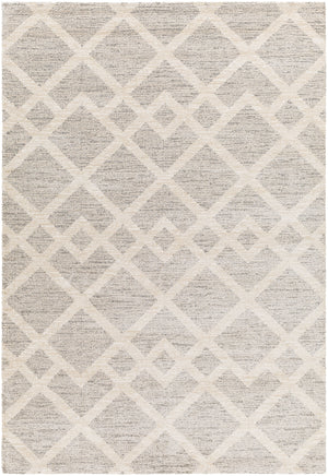 Gavic GVC-2318 8'10" x 12' Machine Woven Rug GVC2318-912  Medium Gray, Ivory, Light Beige Surya