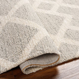 Gavic GVC-2318 8'10" x 12' Machine Woven Rug GVC2318-912  Medium Gray, Ivory, Light Beige Surya