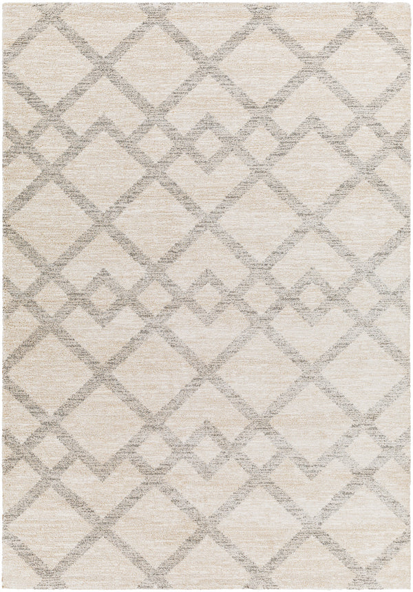 Gavic GVC-2319 8'10" x 12' Machine Woven Rug GVC2319-912  Ivory, Light Beige, Medium Gray Surya