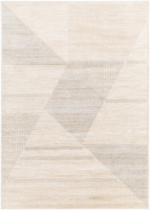 Gavic GVC-2320 8'10" x 12' Machine Woven Rug GVC2320-912  Ivory, Light Beige, Medium Gray Surya