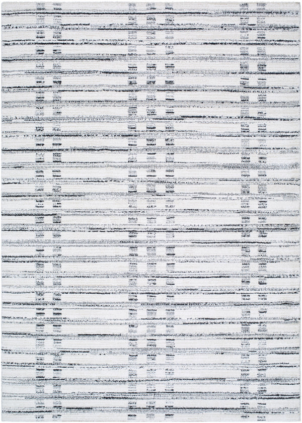 Gavic GVC-2324 8'10" x 12' Machine Woven Rug GVC2324-912  White, Light Slate, Light Beige, Cream, Black Surya