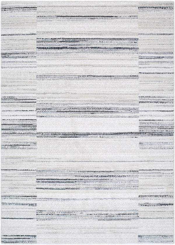 Gavic GVC-2325 8'10" x 12' Machine Woven Rug GVC2325-912  White, Light Beige, Light Slate, Cream, Black Surya