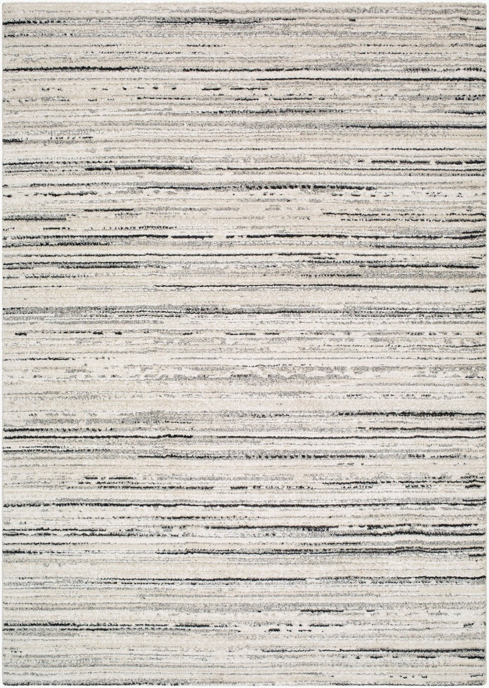Livabliss Gavic Plush High Pile Accent Rug Soft Blended Fiber for Entryway or Bedside White, Light Sl 6'7" x 9'6" GVC2326-6796