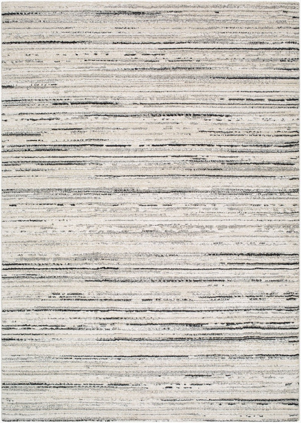 Livabliss Gavic Plush High Pile Accent Rug Soft Blended Fiber for Entryway or Bedside White, Light Sl 6'7" x 9'6" GVC2326-6796