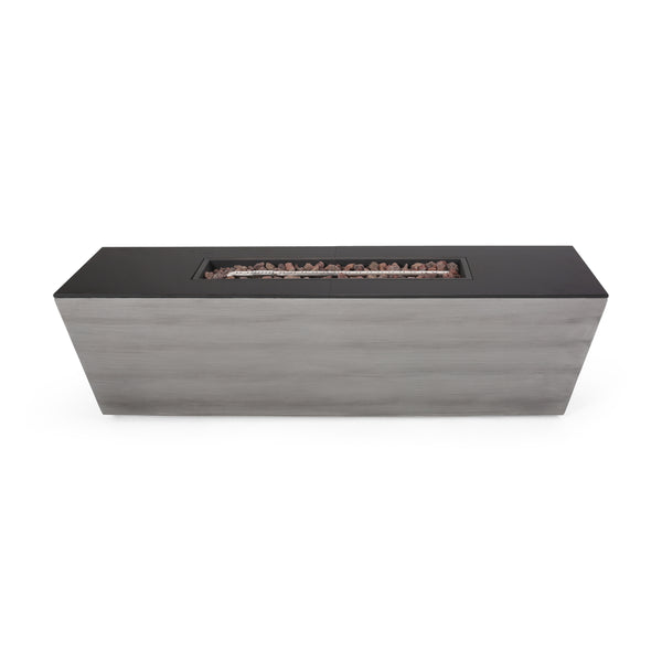 English Elm 56" Outdoor Mgo Fire Pit Table with Ceramic Top and 50000 Btu Propane Burner 67013.00-50K