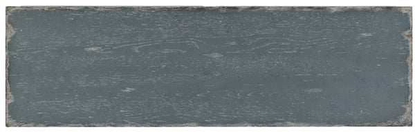 Hooker Furniture Boheme Antique Blue Four Door Media Console — Distressed White Oak Veneer, Ventilated Storage For Tv 5750-55460-BLU