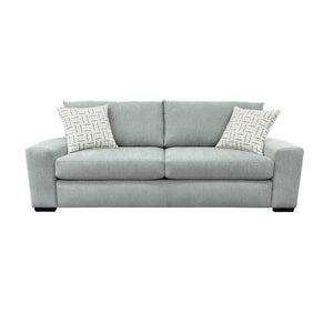 Porter Designs Clayton Modern Upholstered Sofa Collection - Chic Style For Elegant Living Spaces Teal Fabric 01-207-01-4346