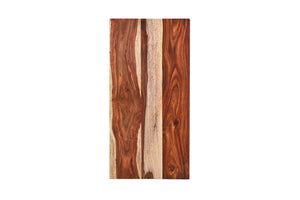 Porter Designs Kalispell Solid Sheesham Wood End Table - Artisan Crafted, Timeless Elegance & Style Natural Wood 05-196-26-2419