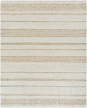 Livabliss Genevive Handwoven Jute Wool Flatweave Accent Rug for Entryways and High Traffic Spaces Ivory, Sandston 9' x 12' GVV2300-912