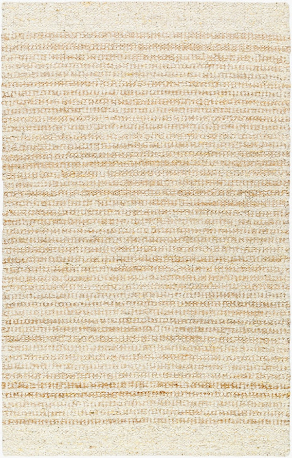 Livabliss Genevive Handwoven Wool Jute Flatweave Rug for Entryways and Bohemian Spaces Ivory, Sandston 2' x 3' GVV2301-23