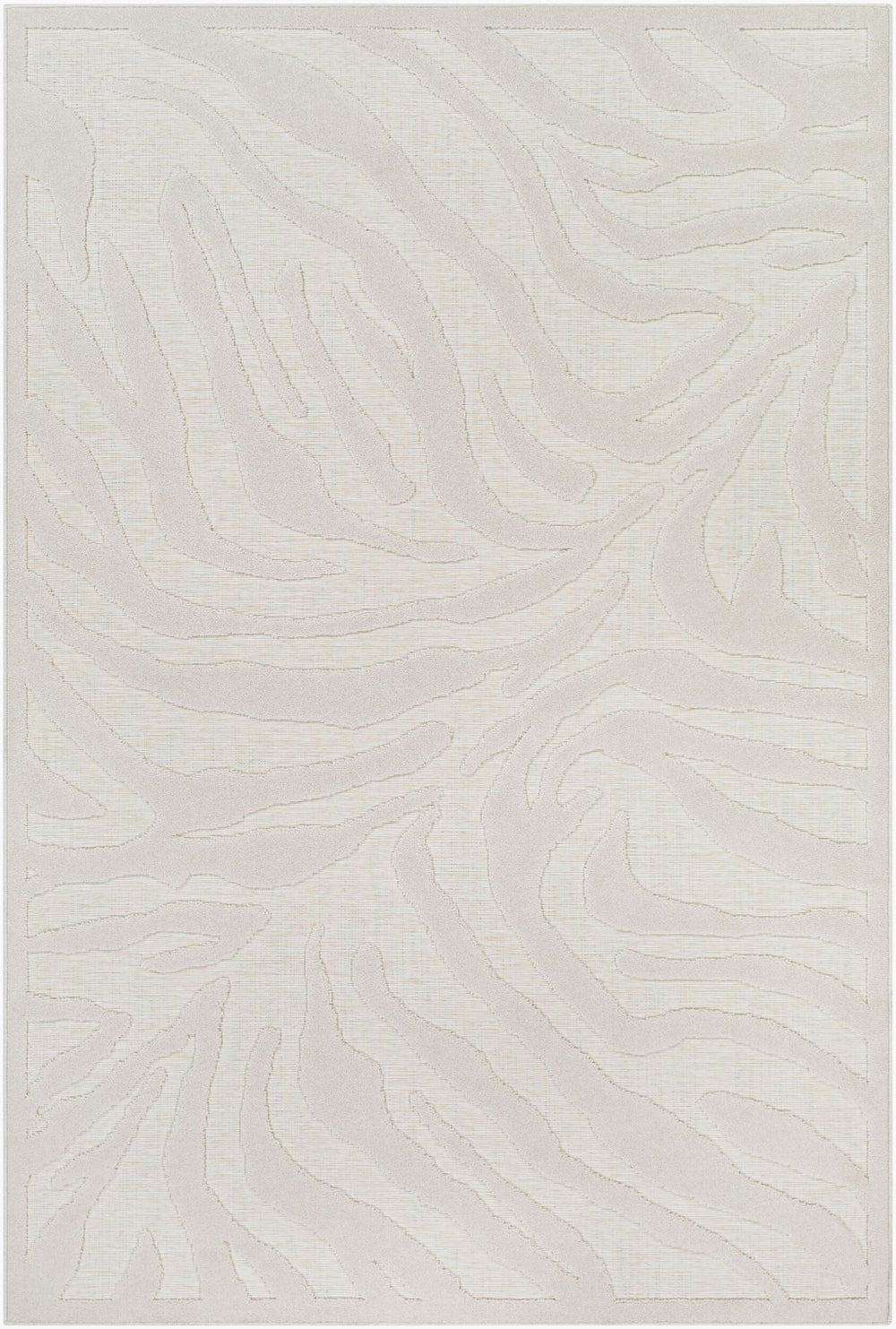 Livabliss Greenwich Machine Woven Polypropylene Accent Rug Mid Century Modern Entryway Patio Beige 1'11" x 2'11" GWC2300-2211