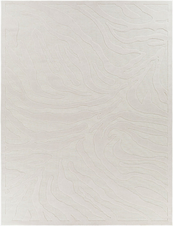 Livabliss Greenwich Machine Woven Polypropylene Accent Rug Mid Century Modern Entryway Patio Beige 7'9" x 10' GWC2300-71010