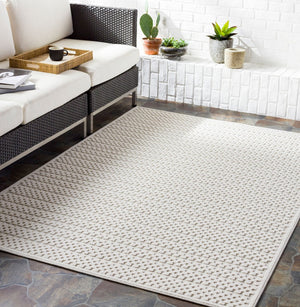 Livabliss Greenwich Minimalist Polypropylene Area Rug Machine Woven for Indoor Outdoor Living Spaces GWC2301-5373