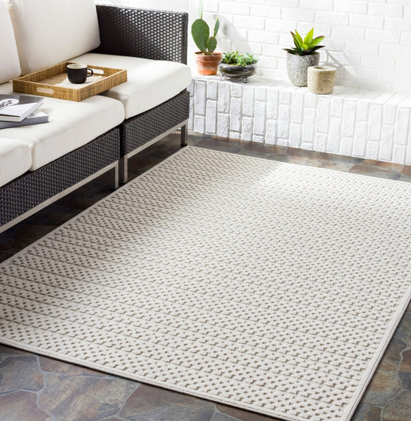Livabliss Greenwich Minimalist Polypropylene Area Rug Machine Woven for Indoor Outdoor Living Spaces GWC2301-5373