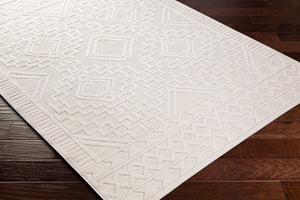 Livabliss Greenwich Bohemian Global Machine Woven Polypropylene Rug for Entryways and Small Spaces Beige 6'5" x 9' GWC2303-679