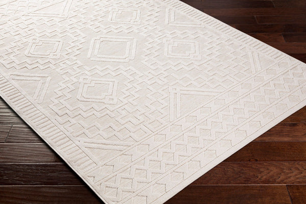 Livabliss Greenwich Bohemian Global Machine Woven Polypropylene Rug for Entryways and Small Spaces Beige 6'5" x 9' GWC2303-679