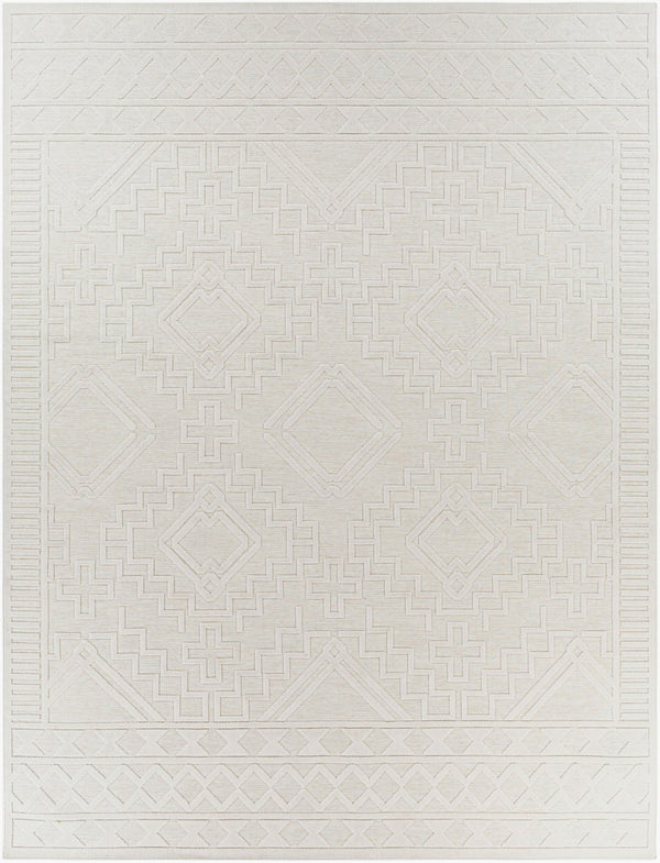 Livabliss Greenwich Bohemian Global Machine Woven Polypropylene Rug for Entryways and Small Spaces Beige 7'9" x 10' GWC2303-71010