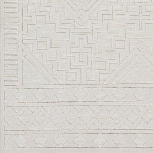 Livabliss Greenwich Bohemian Global Machine Woven Polypropylene Rug for Entryways and Small Spaces Beige 6'5" x 9' GWC2303-679