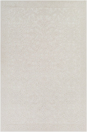 Livabliss Greenwich Traditional Polypropylene Woven Rug for Entryways Patios and High Traffic Spaces Beige, Charcoal 5'1" x 7'3" GWC2310-5373