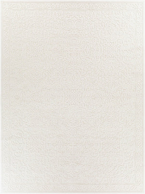 Livabliss Greenwich Traditional Polypropylene Woven Rug for Entryways Patios and High Traffic Spaces Beige, Charcoal 7'9" x 10' GWC2310-71010