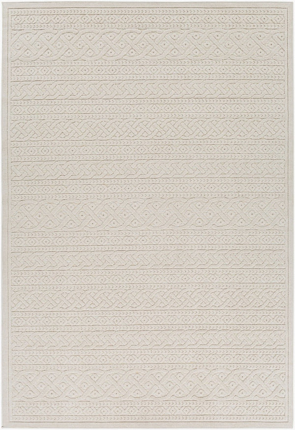Livabliss Greenwich Global Pattern Polypropylene Accent Rug for Entryway or Covered Patio Use Beige 9' x 12' GWC2315-9212