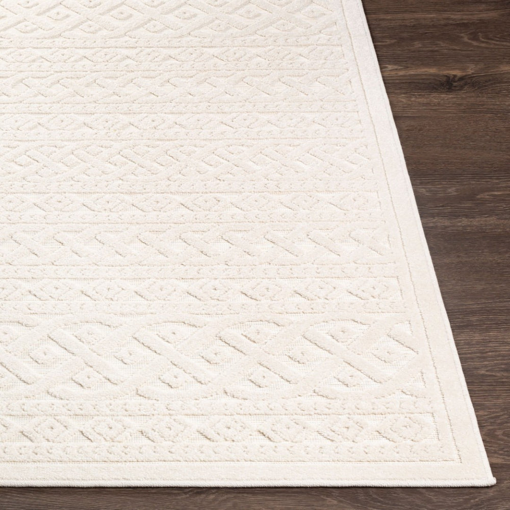 Livabliss Greenwich Global Pattern Polypropylene Accent Rug for Entryway or Covered Patio Use Beige 9' x 12' GWC2315-9212
