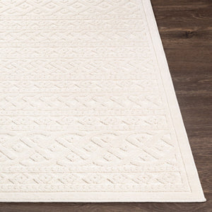 Livabliss Greenwich Global Pattern Polypropylene Accent Rug for Entryway or Covered Patio Use Beige 9' x 12' GWC2315-9212