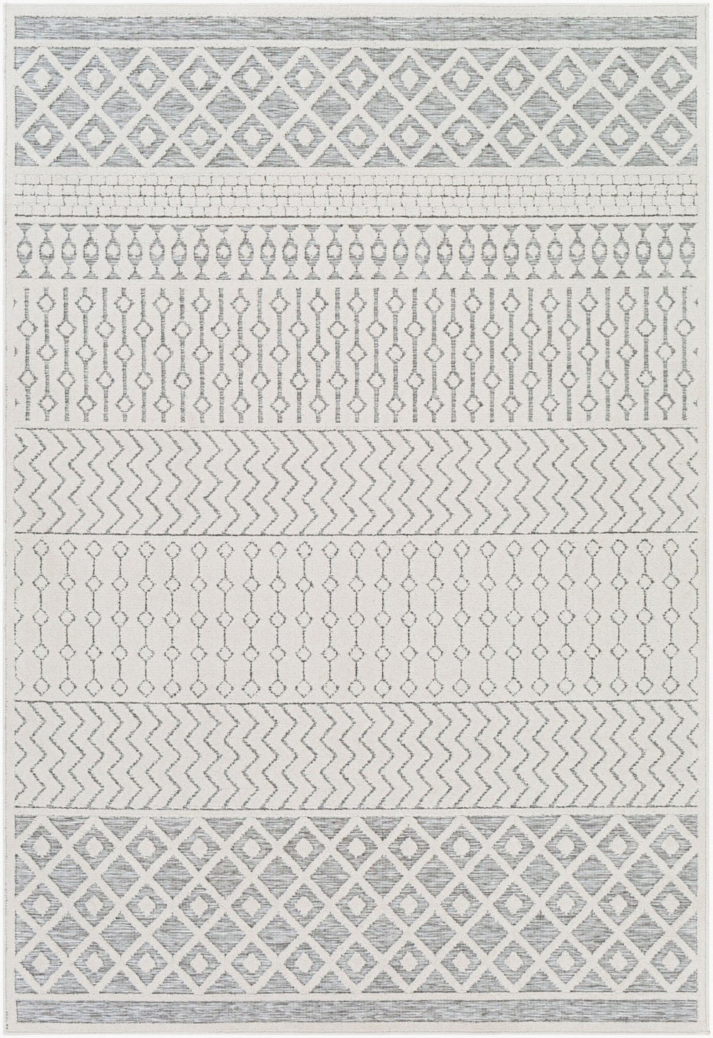 Livabliss Greenwich Global Motif Machine Woven Polypropylene Accent Rug for Entryways and Bedside GWC2318-2211